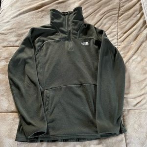 The North Face fleece 3/4 zip up.